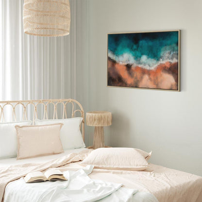 Leinwandbild - Waves in the Sand (1 Part) Wide