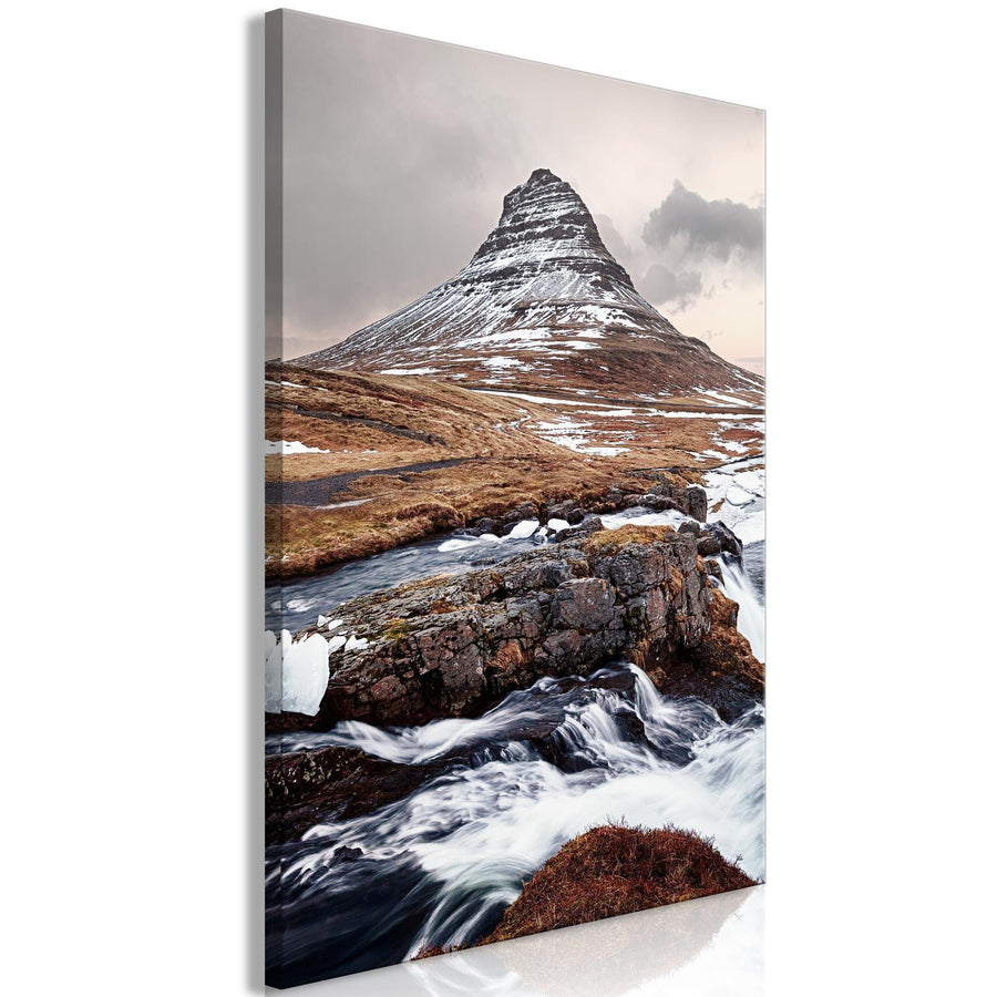 Leinwandbild - Kirkjufell (1 Part) Vertical Artgeist