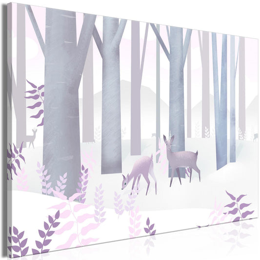 Leinwandbild - Fairy-Tale Forest (1 Part) Vertical - Second Variant Artgeist