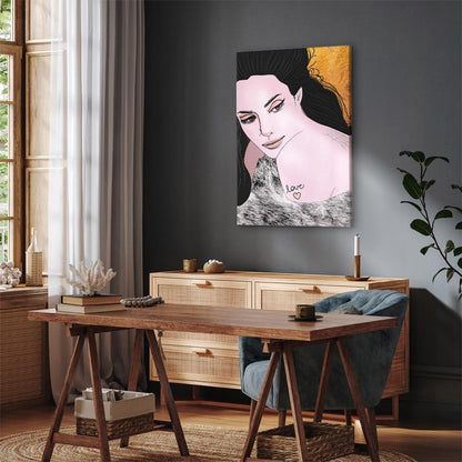 Leinwandbild - Sensual and Love (1 Part) Vertical