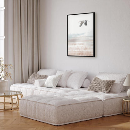 Leinwandbild - Crane's Flight (1 Part) Vertical