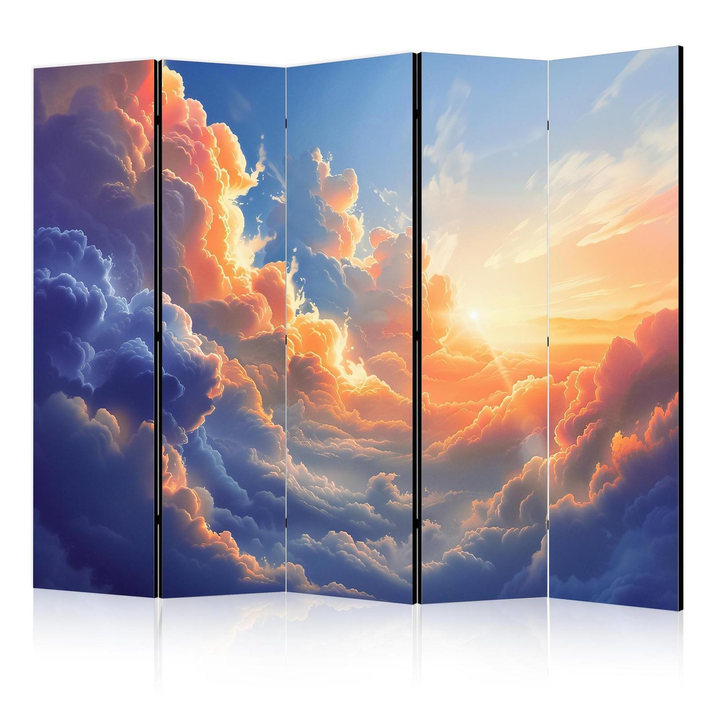 Paravent - Sunset Over a Cloudy Sea: A Marvelous Symphony of Colors Artgeist