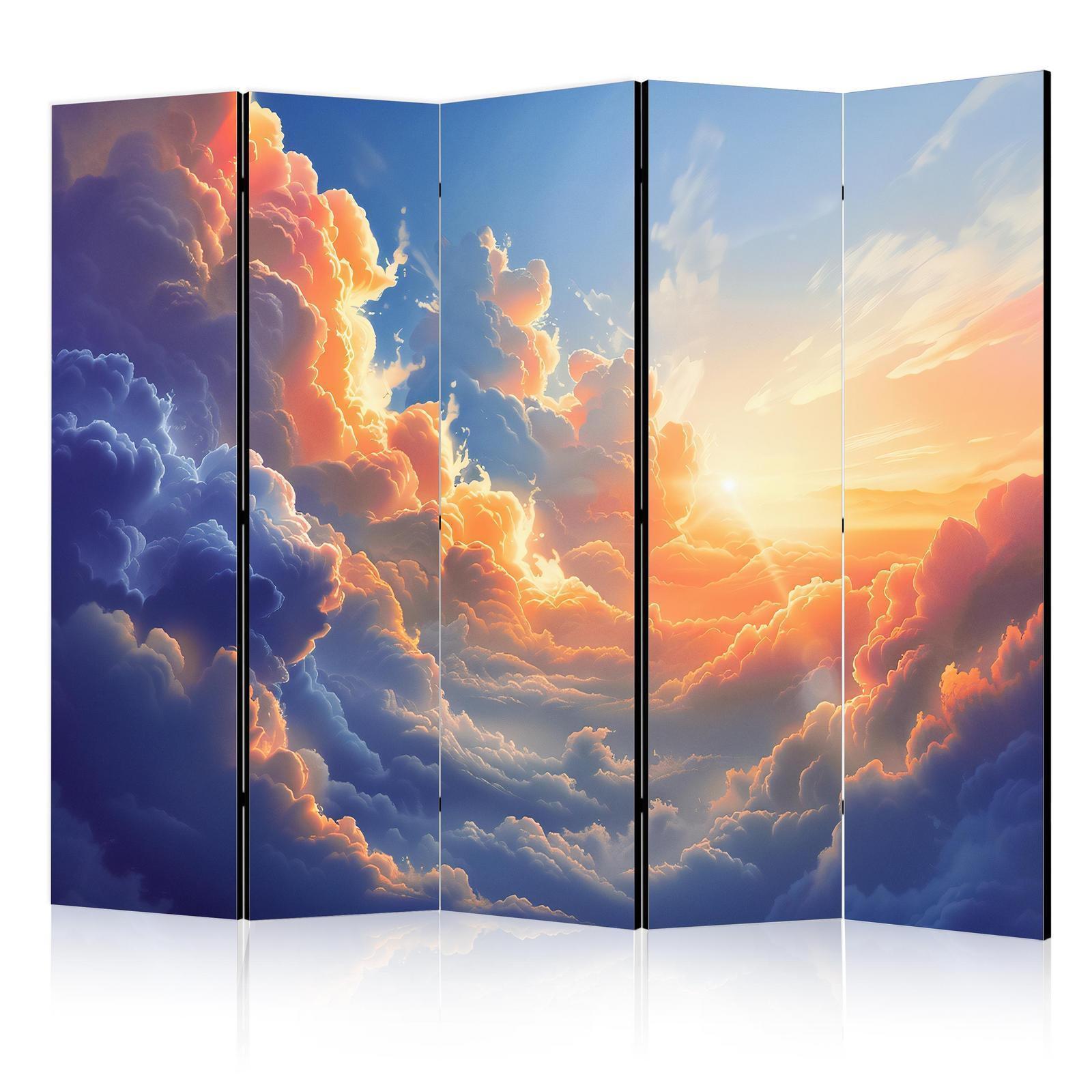 Paravent - Sunset Over a Cloudy Sea: A Marvelous Symphony of Colors Artgeist