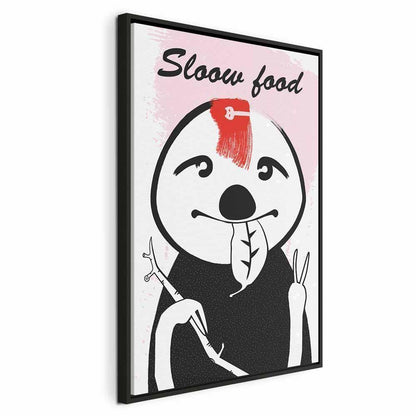 Leinwandbild - Sloth Trendsetter (1 Part) Vertical
