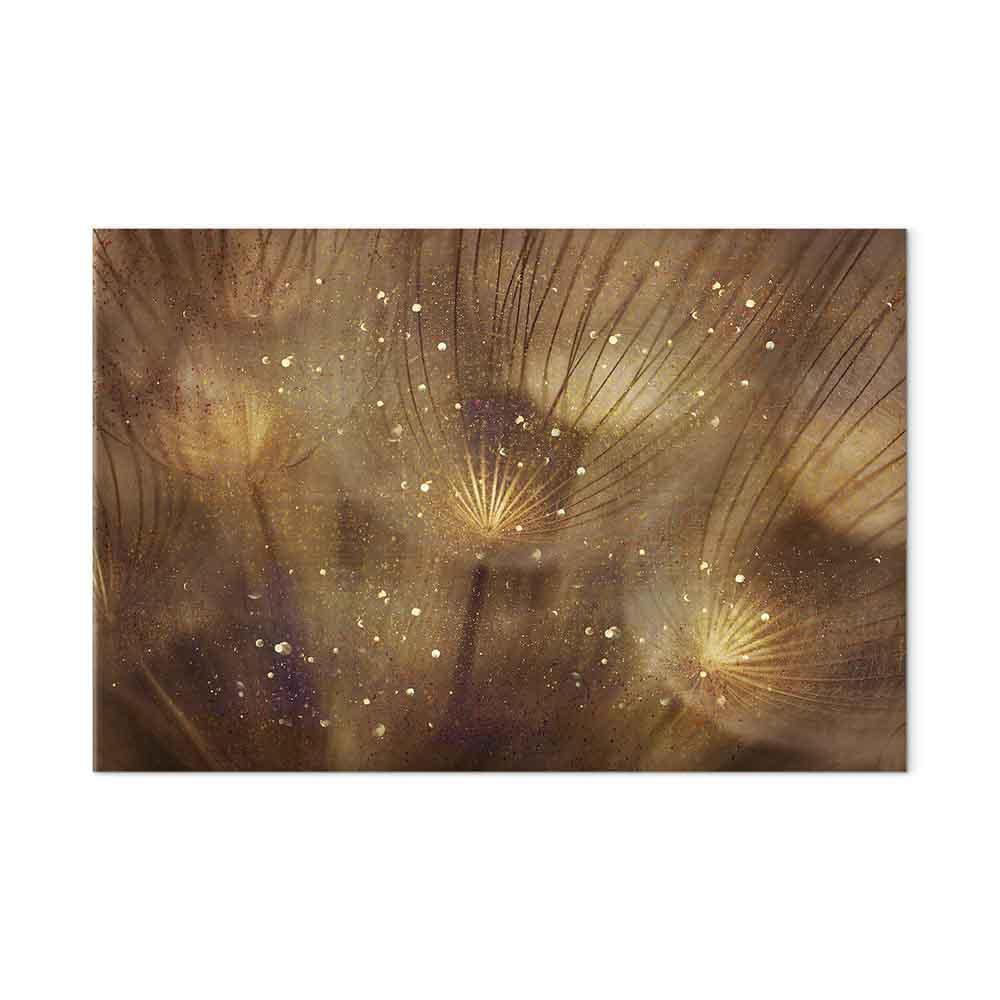 Leinwandbild - Golden Dandelions (1 Part) Wide