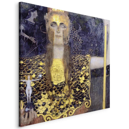 Leinwandbild - Gustav Klimt – Pallas Athene