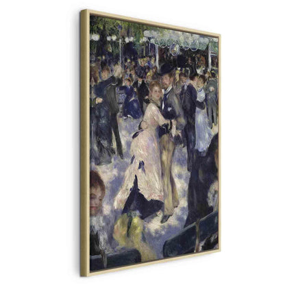Leinwandbild - Le Moulin de la Galette detail of the dancers (Pierre-Auguste Renoir) Artgeist