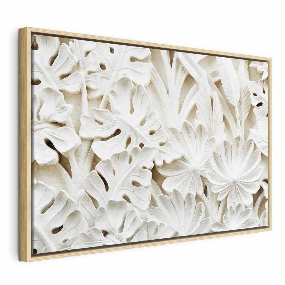 Leinwandbild - Ceramic Leaves (1 Part) Wide