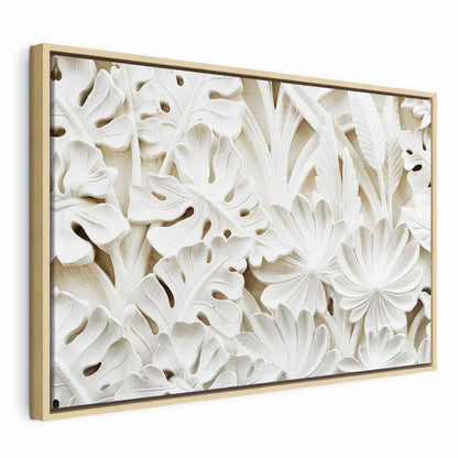 Leinwandbild - Ceramic Leaves (1 Part) Wide