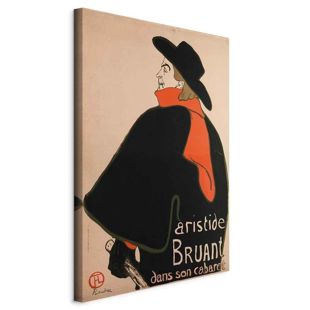 Leinwandbild - Aristide Bruant: Dans son cabaret (1 Part) Vertical