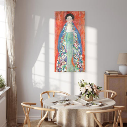 Leinwandbild - Gustav Klimt – Portrait of Fräulein Lieser