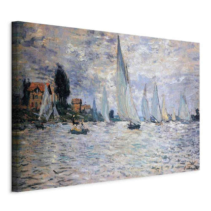 Leinwandbild - Claude Monet - Sailboats, Regatta in Argenteuil
