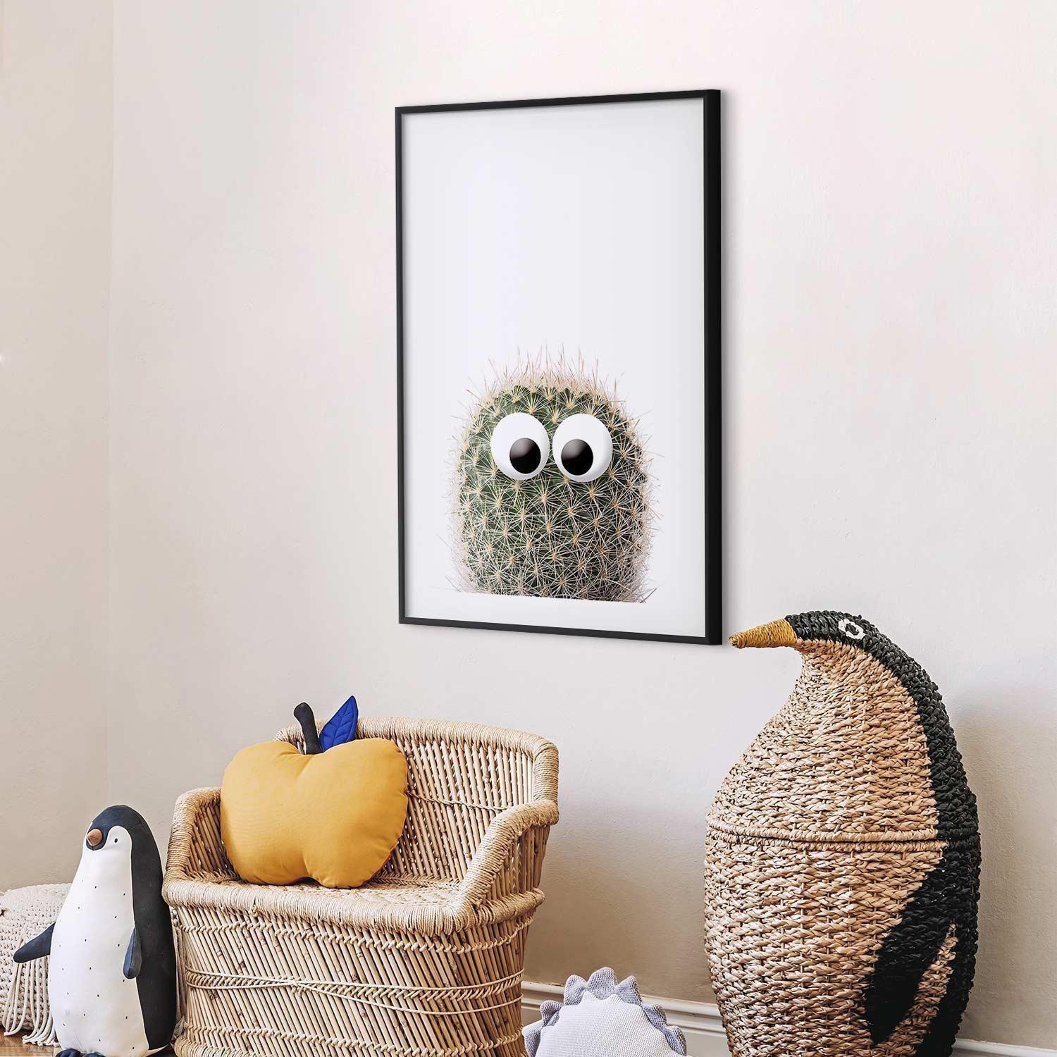 Poster - Cactus with Eyes Artgeist