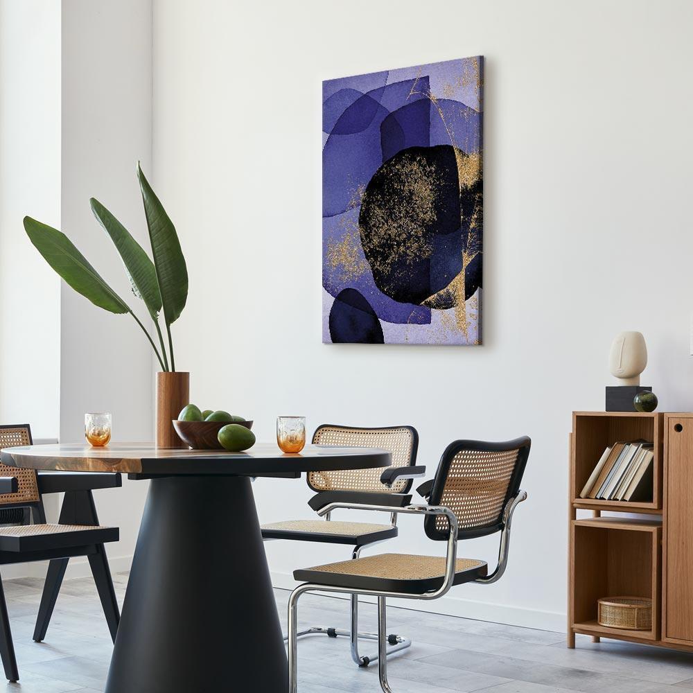 Leinwandbild - Purple Kaleidoscope (1 Part) Vertical