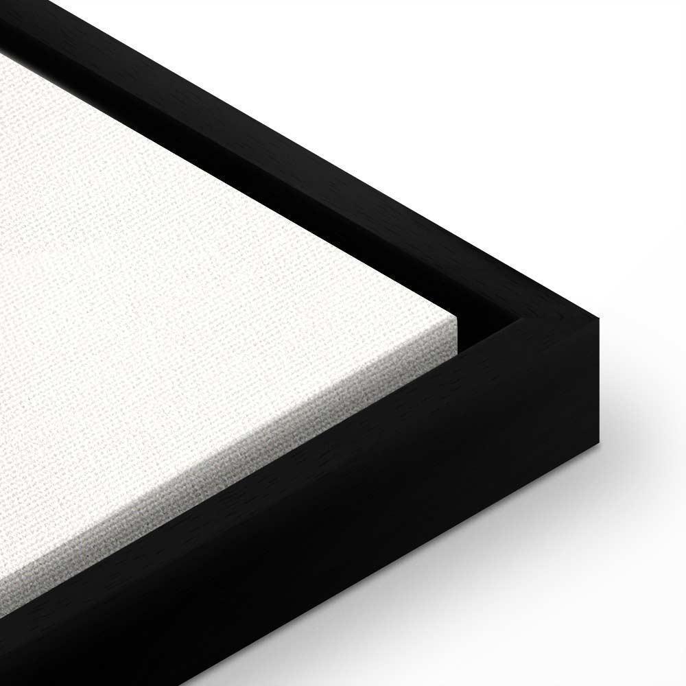 Leinwandbild - Eiffel Tower and Colorful Ribbons