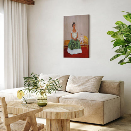 Leinwandbild - Frida Kahlo – Me and My Doll