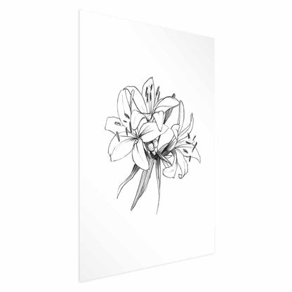 Poster - Drawn Flowers Artgeist