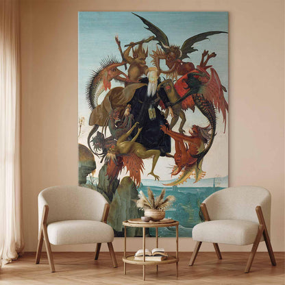 Wandbild XXL - Michelangelo – The Torment of Saint Anthony