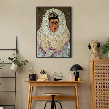 Leinwandbild - Frida Kahlo – Self-Portrait as a Tehuana (Diego on My Mind)