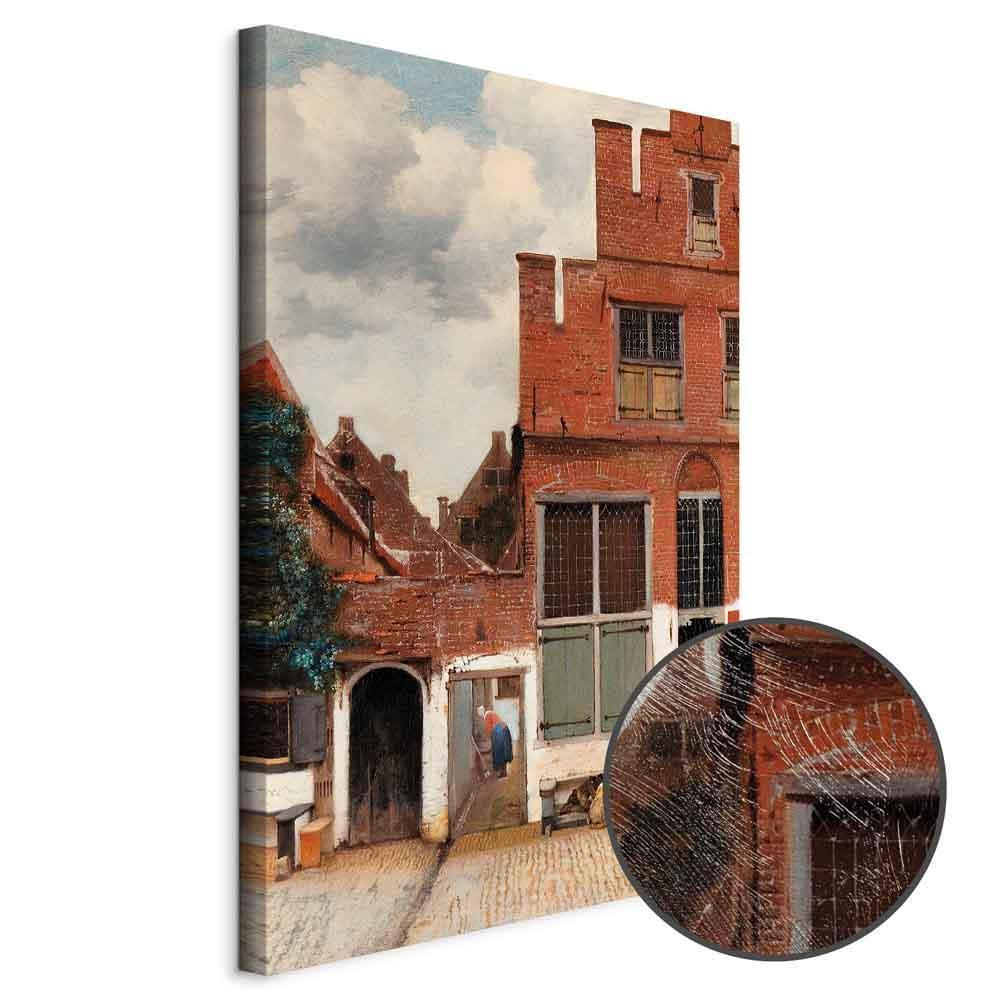 Leinwandbild - Jan Vermeer – The Little Street