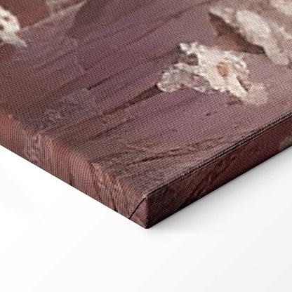 Leinwandbild - Impressionist meadow – field landscape in a pastel colour palette