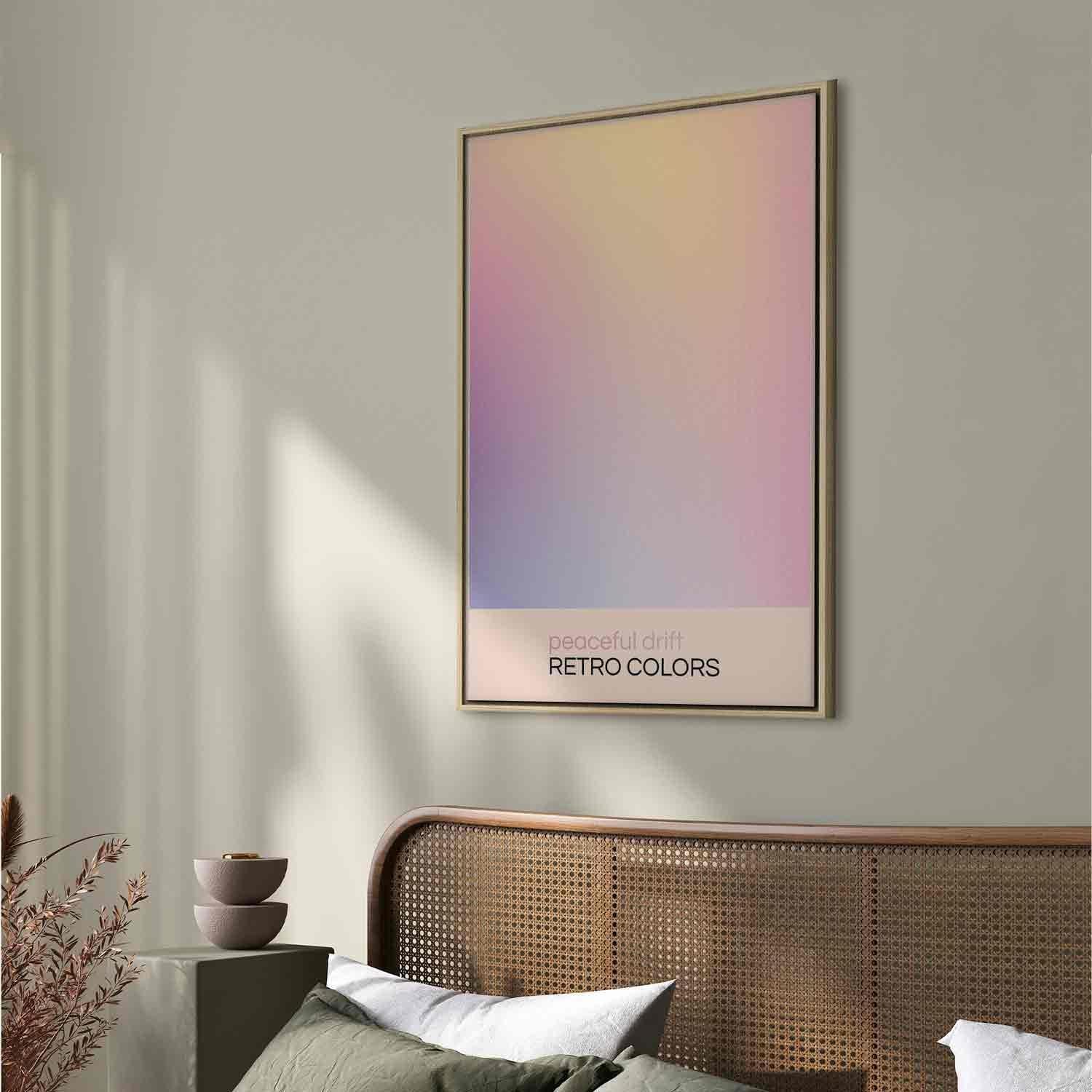 Leinwandbild - Peaceful Drift - Delicate Pastel Shades Creating a Harmonious Whole Artgeist
