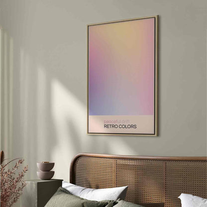 Leinwandbild - Peaceful Drift - Delicate Pastel Shades Creating a Harmonious Whole Artgeist