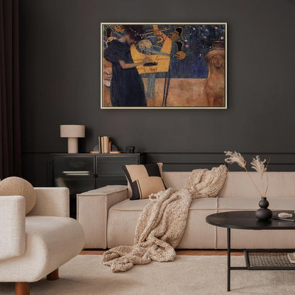 Leinwandbild - Gustav Klimt – Music