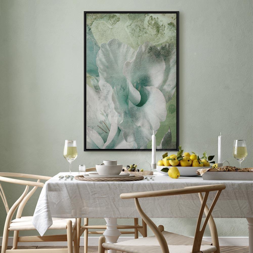 Leinwandbild - Mint Fog (1 Part) Vertical