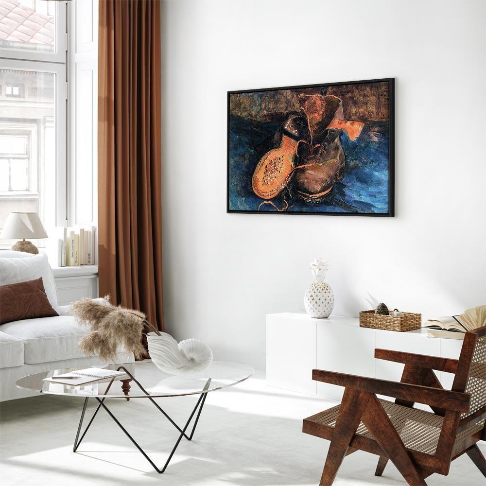 Leinwandbild - Vincent van Gogh – A Pair of Shoes