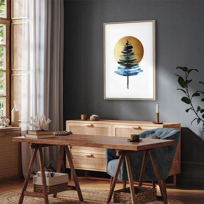 Leinwandbild - Sunny Winter (1 Part) Vertical