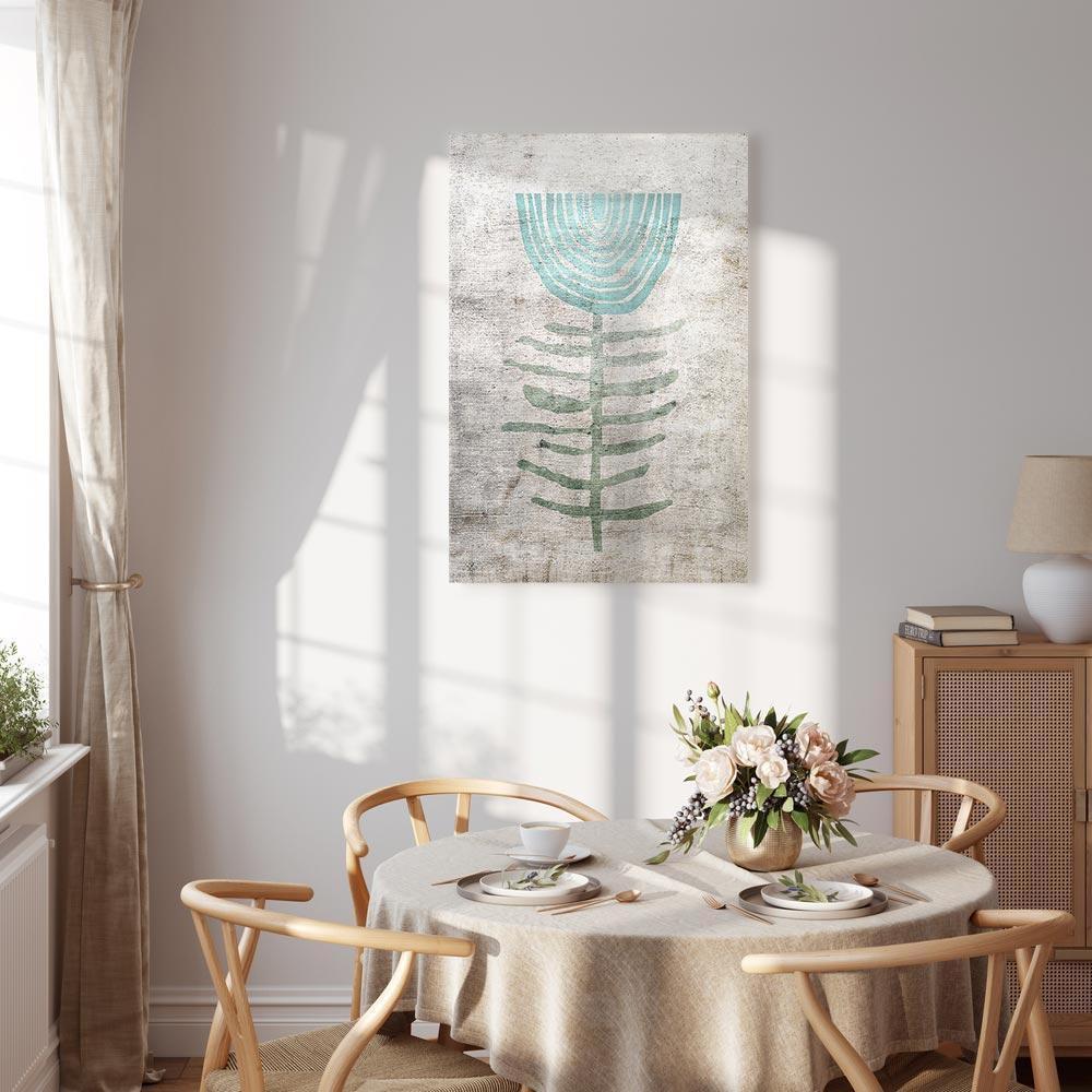 Leinwandbild - Blue Lily (1 Part) Vertical