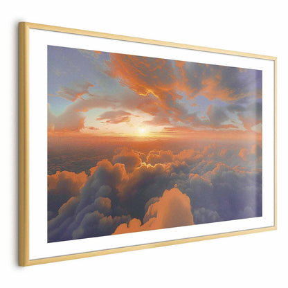 Poster - When Dawn Tickles the Clouds: A Color Show on the Morning Sky