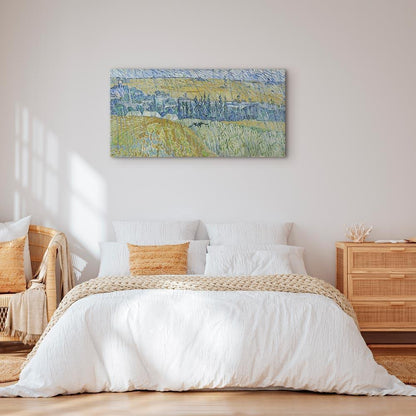 Leinwandbild - Vincent Van Gogh – Auvers in the Rain