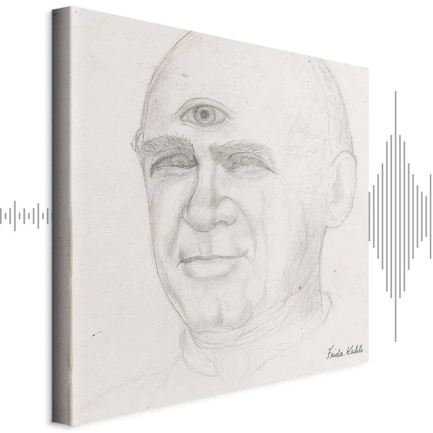 Leinwandbild - Frida Kahlo – Portrait of Nacho Aguirre