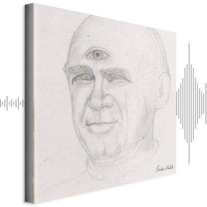 Leinwandbild - Frida Kahlo – Portrait of Nacho Aguirre