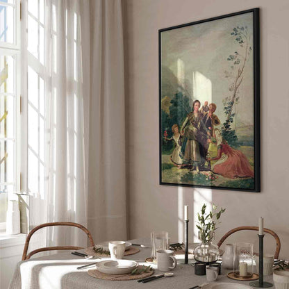 Leinwandbild - Francisco Goya – Spring or the Flower Seller