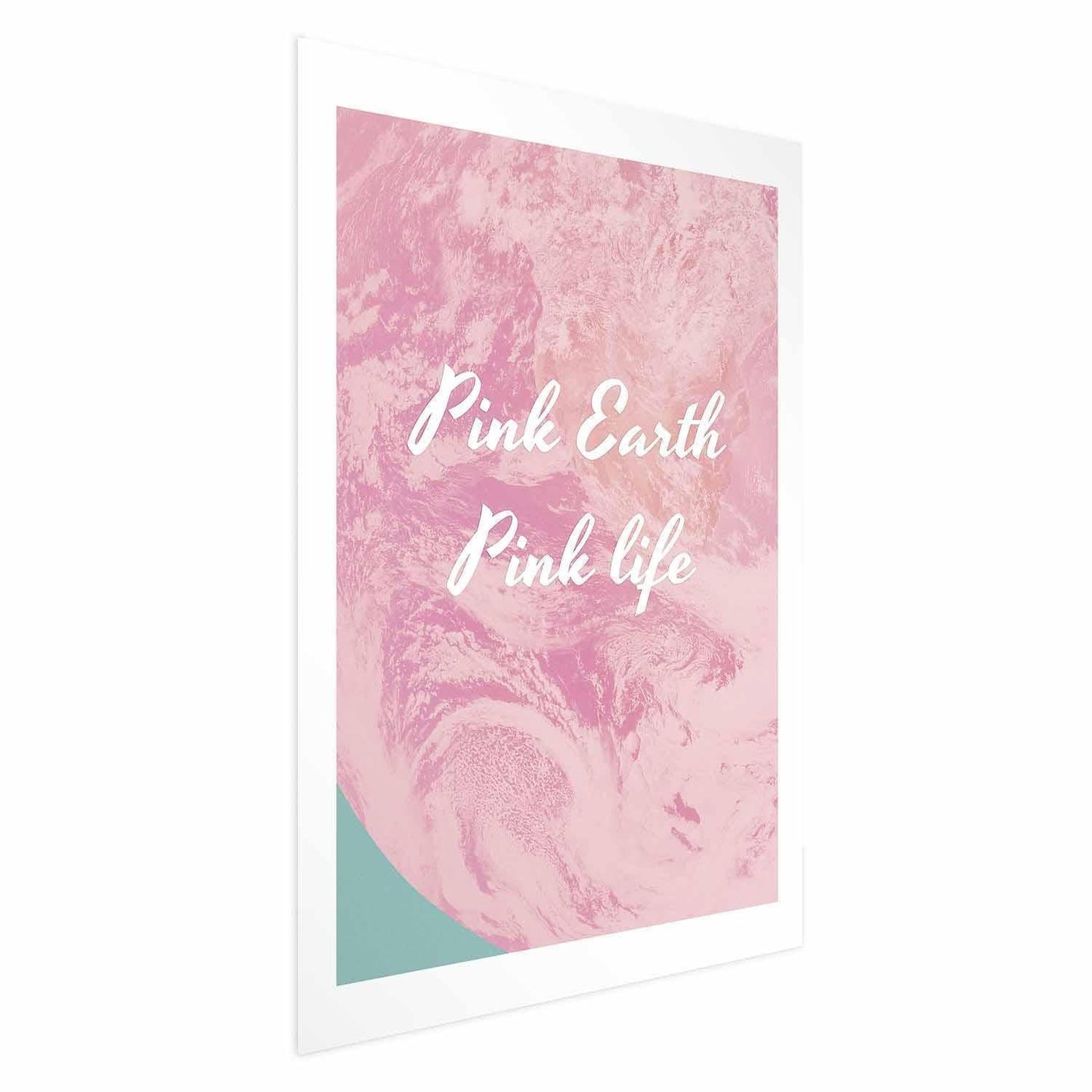 Poster - Pink Earth, Pink Life Artgeist