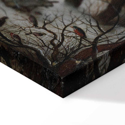 Leinwandbild - Pieter Brueghel the Younger – Winter Landscape with a Bird Trap