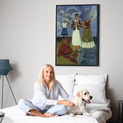 Leinwandbild - Frida Kahlo – Memory (The Heart)