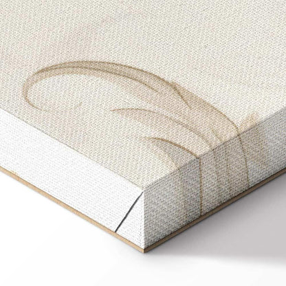 Leinwandbild - Turquoise Flowers in Retro Ambience Floristic Ornaments