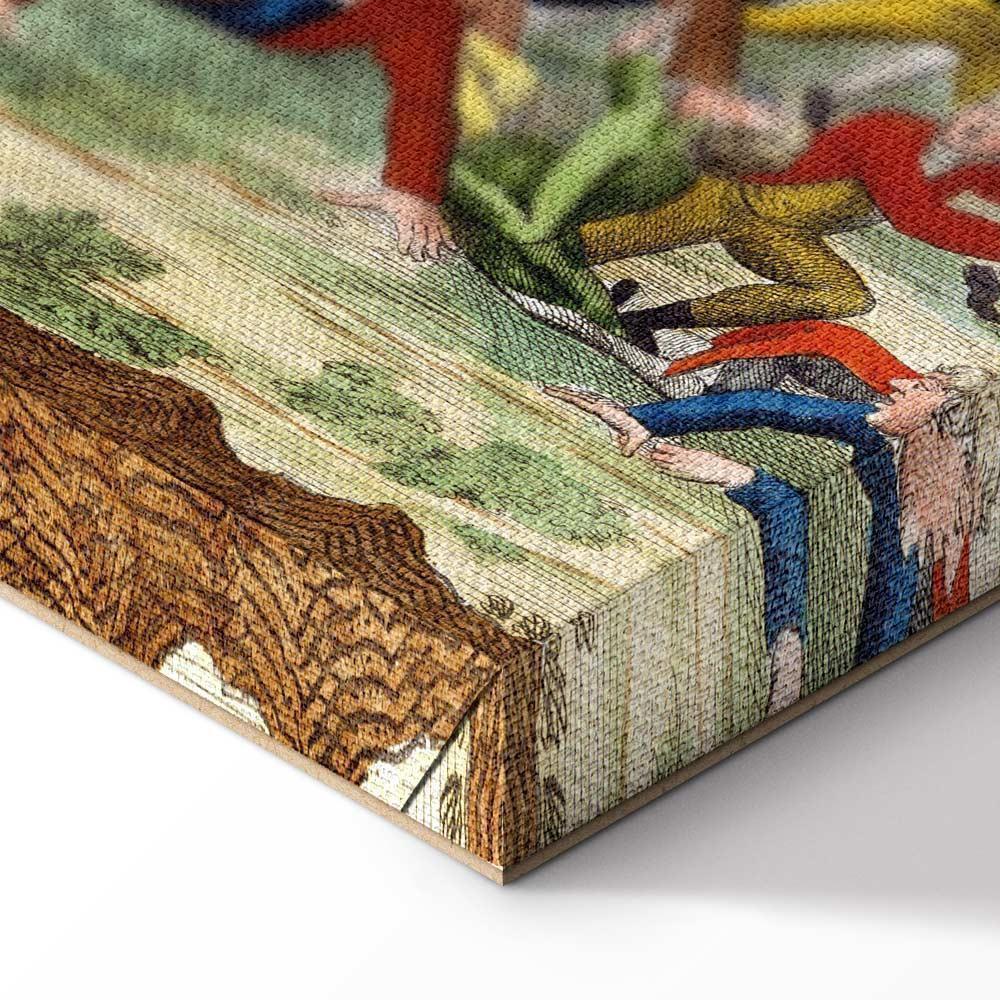 Leinwandbild - Jacques-Louis David – Caricature of the English Government