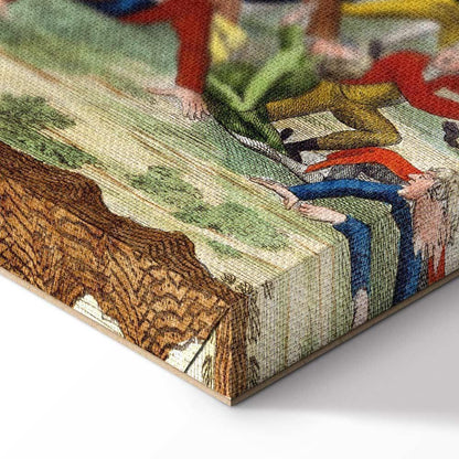 Leinwandbild - Jacques-Louis David – Caricature of the English Government