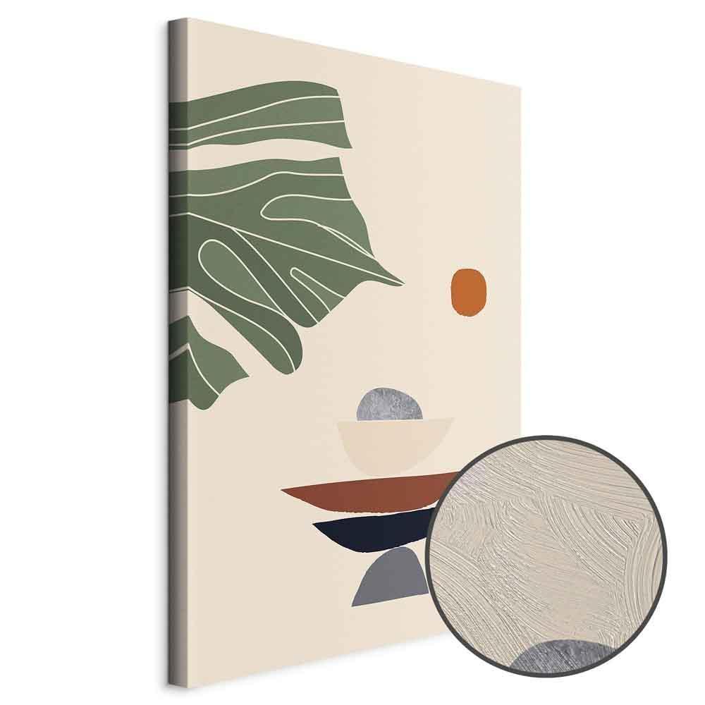 Leinwandbild - On the Sunny Terrace (1 Part) Vertical