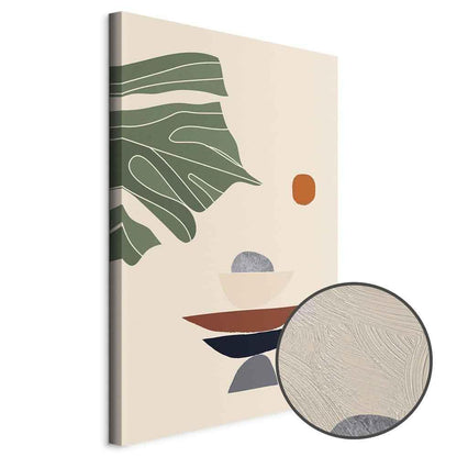 Leinwandbild - On the Sunny Terrace (1 Part) Vertical