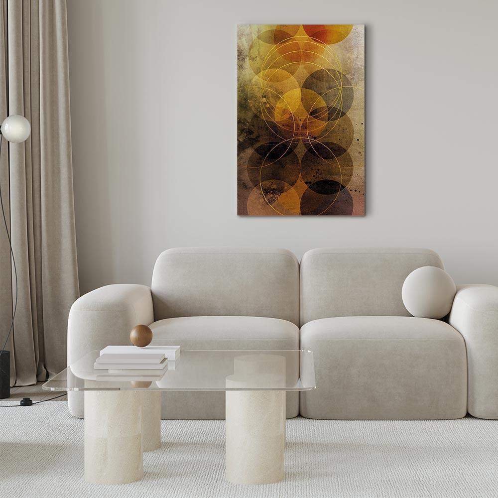 Leinwandbild - Sun Journey (1 Part) Vertical