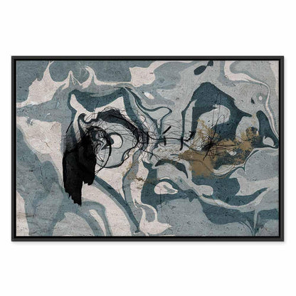 Leinwandbild - Marbled Reflection (1 Part) Wide