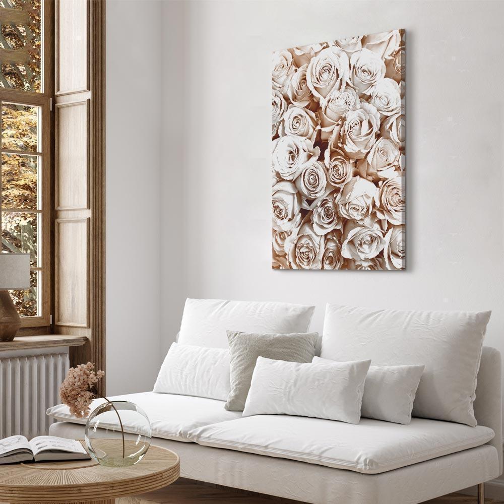 Leinwandbild - Rose Garden (1 Part) Vertical