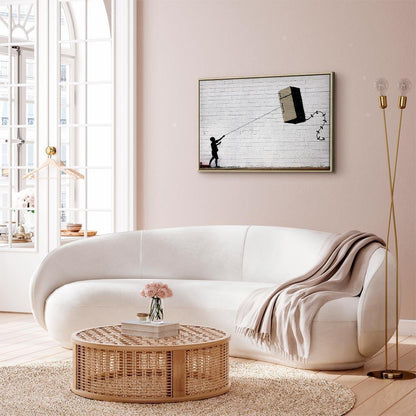 Leinwandbild - Flying Fridge (1 Part) Wide