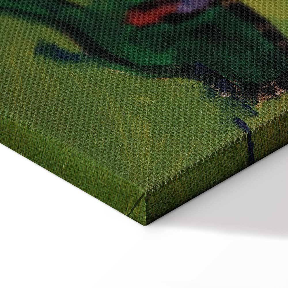 Leinwandbild - August Macke – Staudacherhaus in Tegernsee